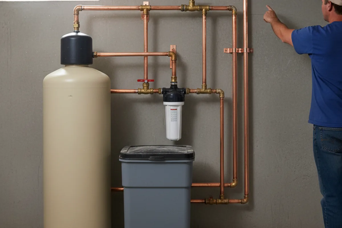 Whole-house water treatment system installed in Parish